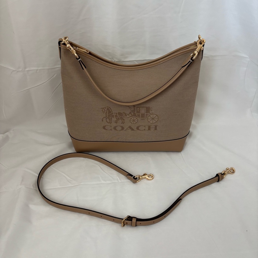 NWOT Coach Laurel Large Shoulder Bag Horse & Carriage